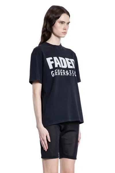 44 Label Group Faded Gen T-shirt In Black