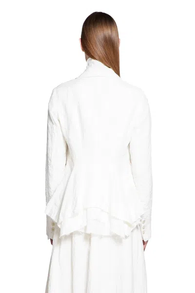 Forme D'expression Blazer A Clessidra In White