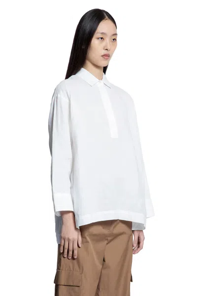 S Max Mara Woman White Shirts