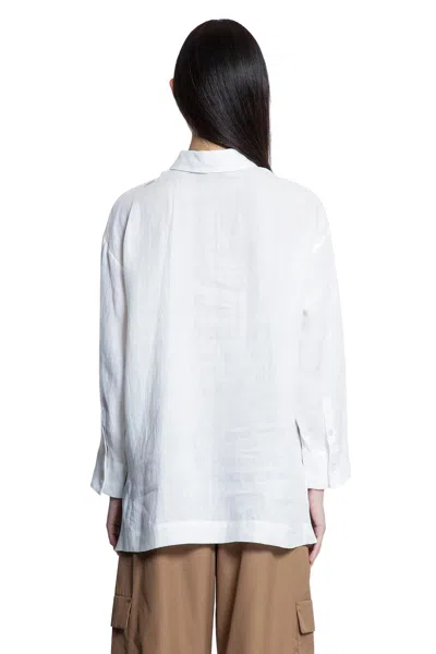 S Max Mara Woman White Shirts