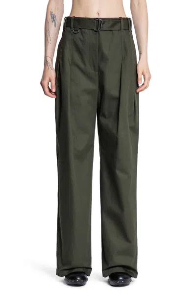 Burberry Woman Green Trousers
