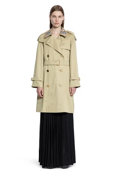 Burberry Woman Beige Coats