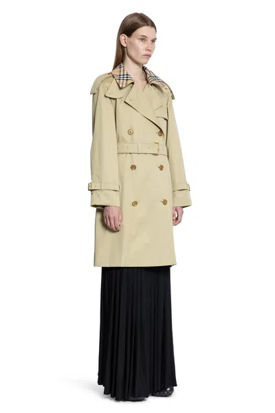 Burberry Woman Beige Coats