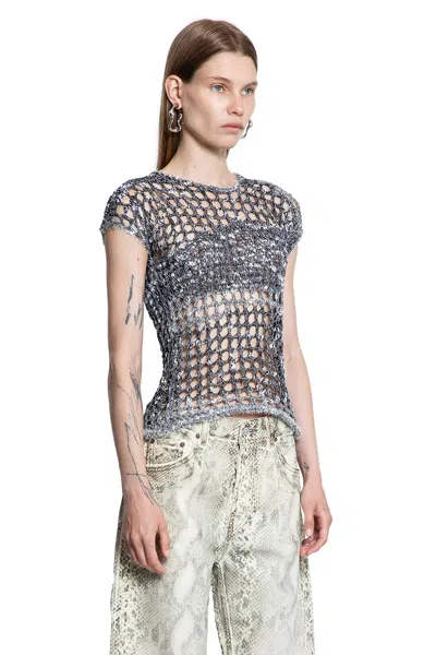 Acne Studios Kambon Tweedy Crochet Top