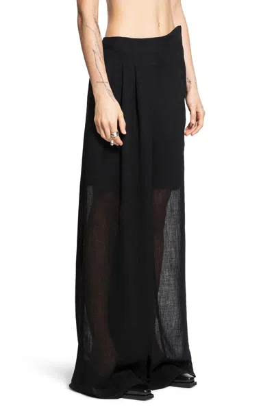 Yehuafan Woman Black Skirts In Black