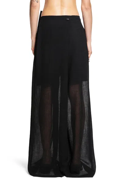 Yehuafan Woman Black Skirts In Black