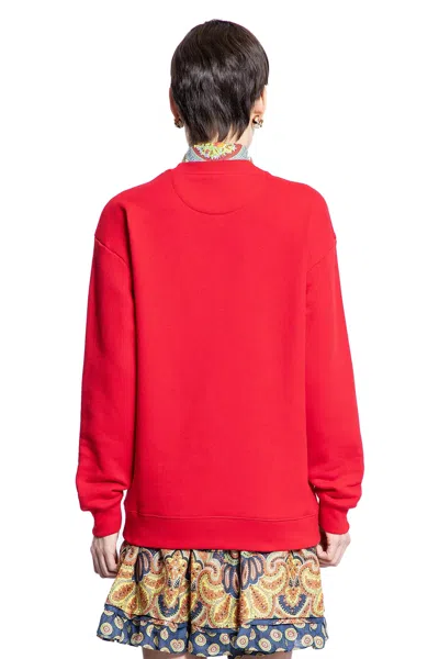 Valentino Woman Red Sweatshirts