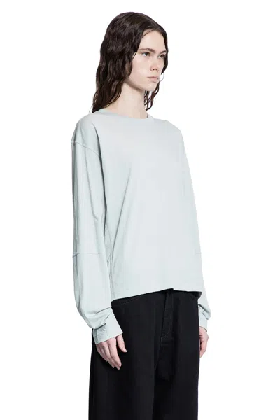 6397 Seamed Perfect Long Sleeve Tee In Blue