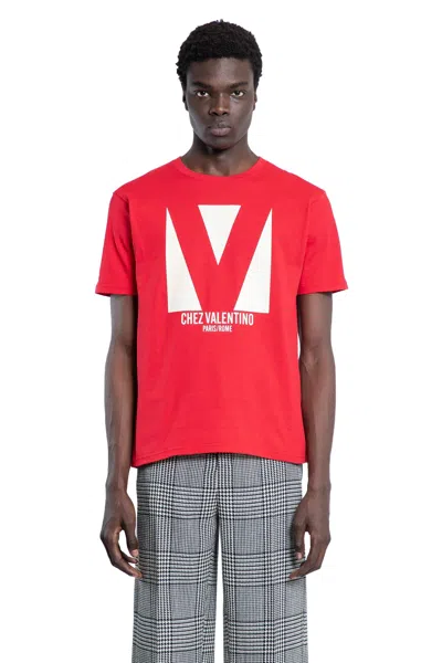 Valentino T-shirt Logo In Red