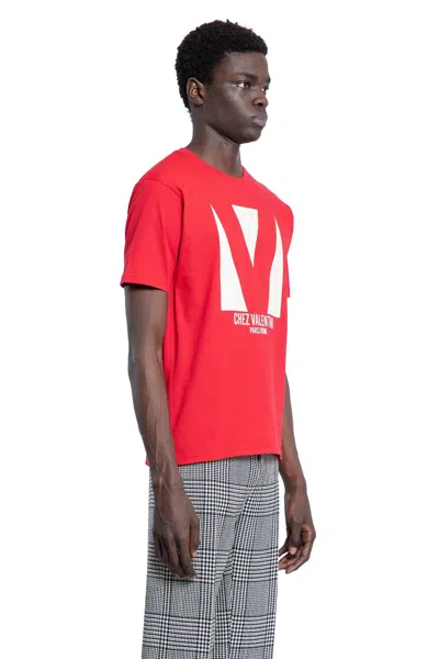 Valentino T-shirt Logo In Red