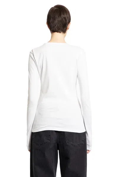 Ann Demeulemeester Woman White T-shirts & Tank Tops
