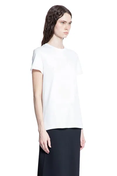 Max Mara Maxmarabesque Cotton T-shirt In White