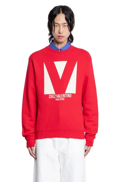 Valentino Sweatshirt Man In Red