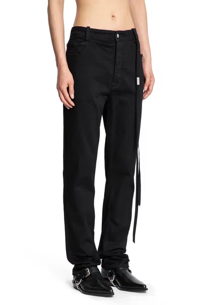 Ann Demeulemeester Jeans In Black Cotton In Black
