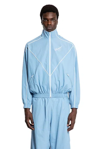 Willy Chavarria Man Blue Sweatshirts