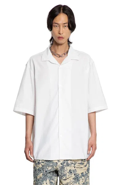 Acne Studios Man White Shirts In White