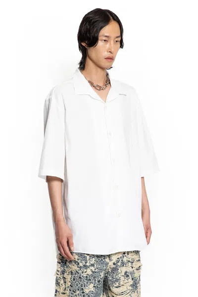 Acne Studios Man White Shirts In White