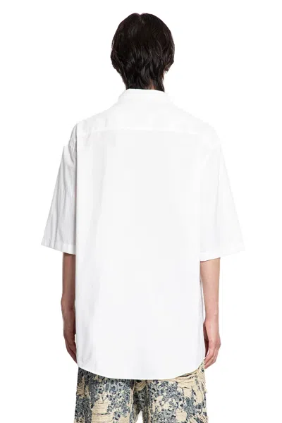 Acne Studios Man White Shirts In White