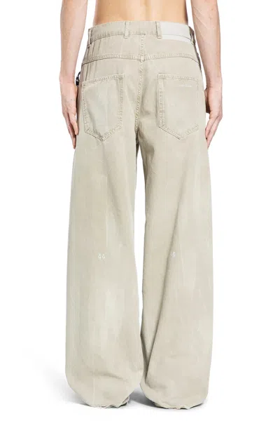 44 Label Group Man Beige Jeans In Beige