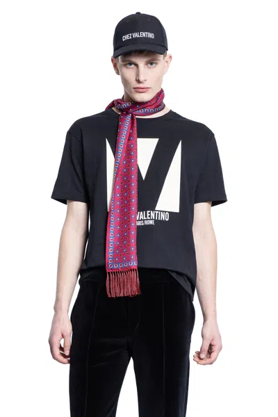 Valentino Chez-print T-shirt In Black