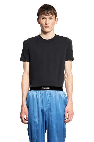 Tom Ford Man Black T-shirts & Tank Tops