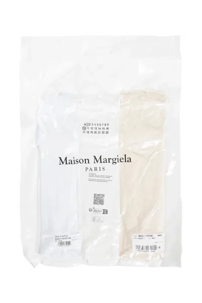 Maison Margiela Pack Of Three T-shirts In Multi