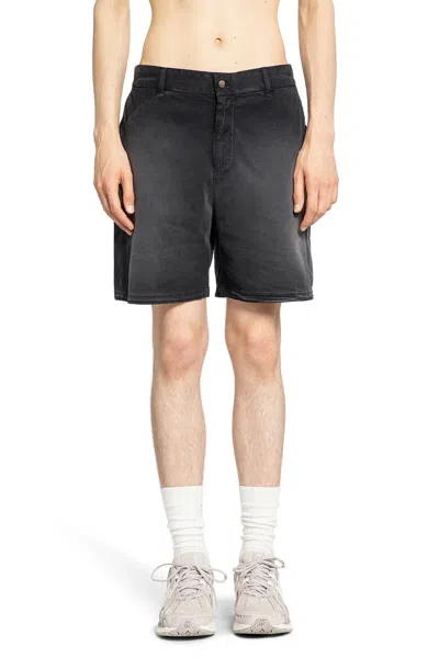 Represent Short Cargo Pants In Black