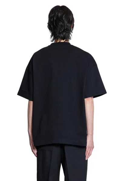 Jil Sander Cotton Jersey Logo T-shirt In Black