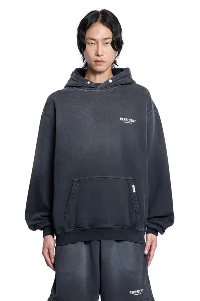 Represent Relaxed Fit Hoodie With Graphic Back And Subtle Logo