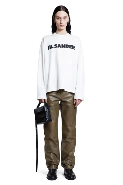 Jil Sander Cotton T-shirt In White