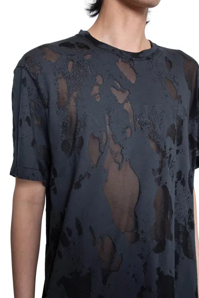 Alexander Mcqueen Alexander Mc Queen Charcoal Black Cotton T Shirt