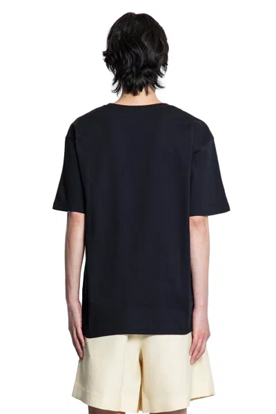 Valentino Garavani T-shirt With Le Chat De La Maison Print In Black