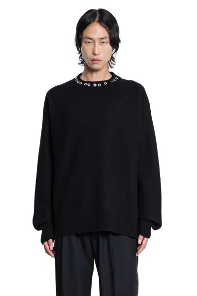 Jil Sander Crewneck Jumper With Stud Application