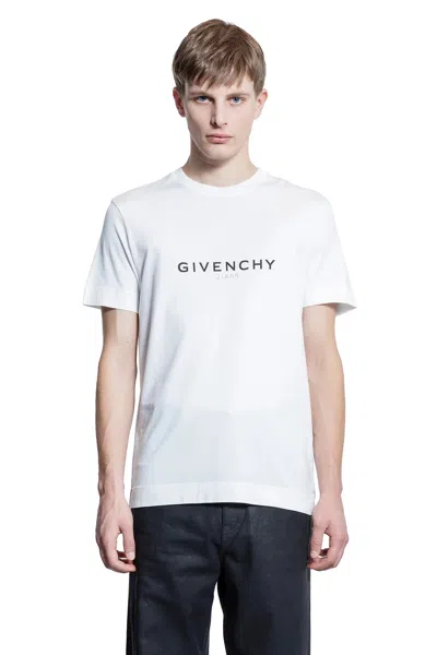 Givenchy Reverse Logo T Shirt In White