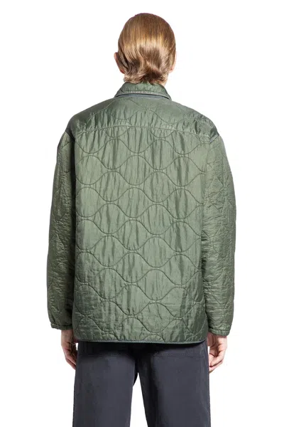 Oamc Peacemaker Zip-up Jacket In Forest Green In Green