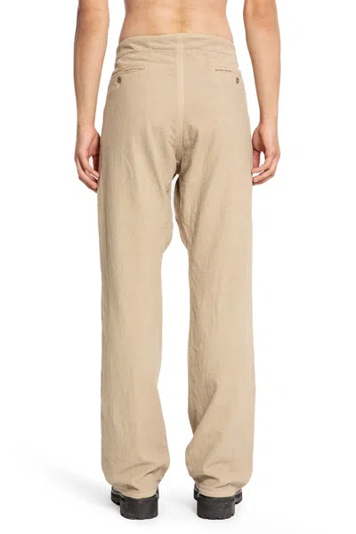 Taiga Takahashi Man Beige Trousers In Beige