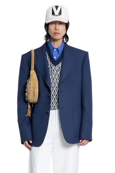 Valentino Man Blue Blazers