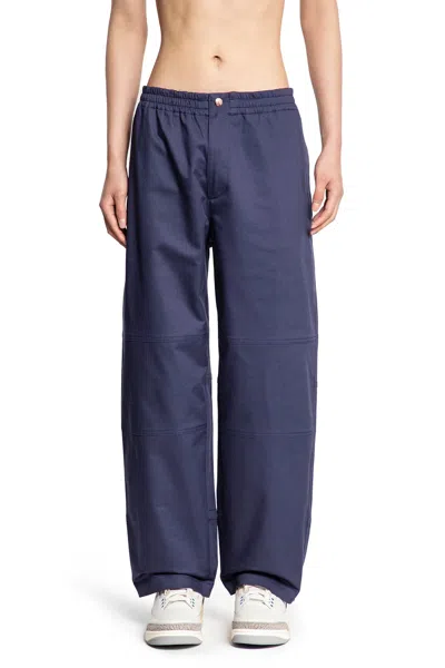Moncler Genius Man  Trousers In Blue