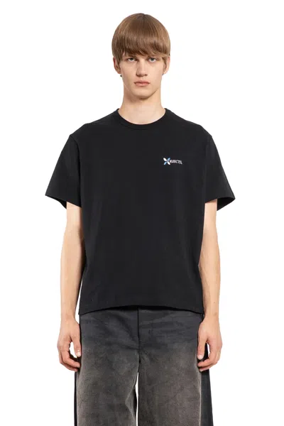Khoki Text-print T-shirt In Black