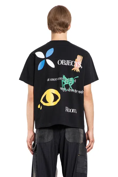 Khoki Text-print T-shirt In Black