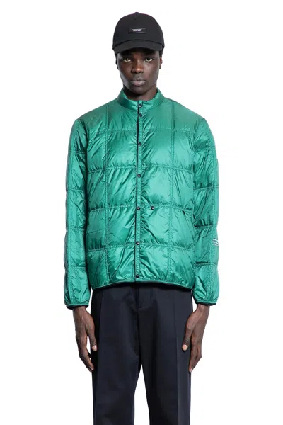 Moncler Genius Men Jayel Jacket Recycled Matt Longue Saison With Quilting Fragment In Green