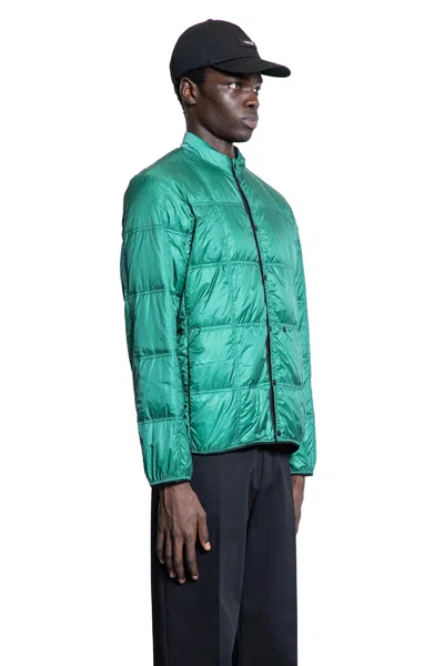 Moncler Genius Men Jayel Jacket Recycled Matt Longue Saison With Quilting Fragment In Green