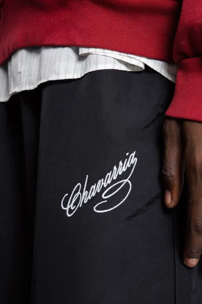 Willy Chavarria Man Black Trousers