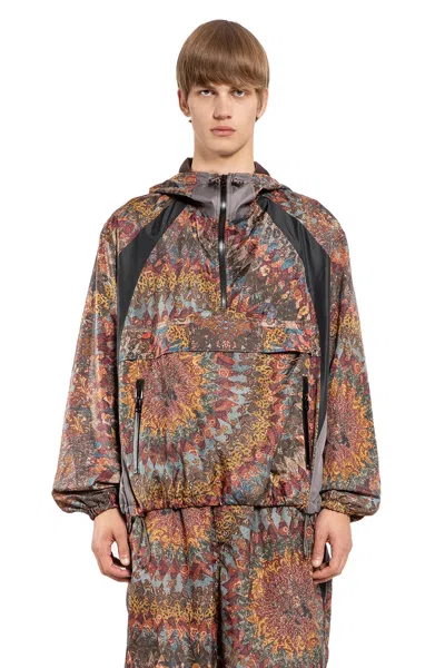 Khoki Multicolor American Quilts-print Pull-over Jacker In Multicolor