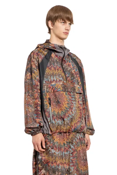 Khoki Multicolor American Quilts-print Pull-over Jacker In Multicolor