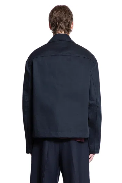 Gucci Cotton Canvas Overshirt In Blue