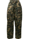 HOOD BY AIR CAMOUFLAGE PRINT TROUSERS,FW1630501311745952