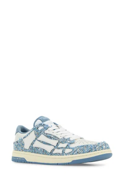 Amiri Tow Tone Boucle Skel Sneakers