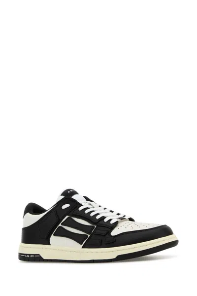 Amiri Tow Tone Leather Skel Sneakers