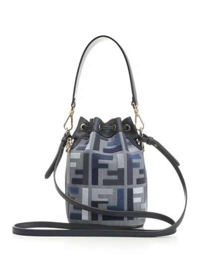 Fendi Mon Tresor Crossbody Bags Blue